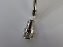 DV-Kabel mit Winkelstecker und abschraubbaren PL Stecker - Bild 1
